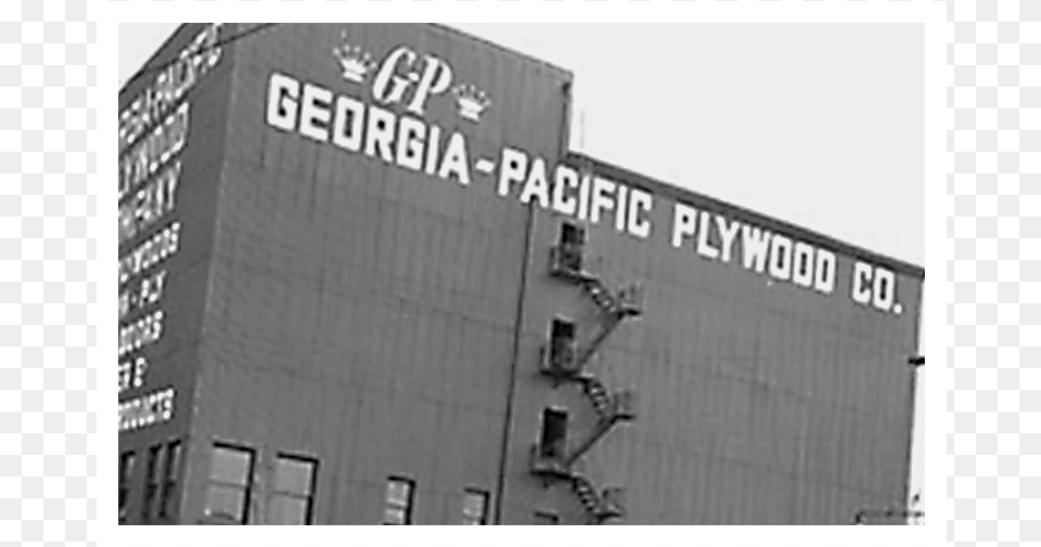 Georgia Pacific Plywood History Timeline Container Ship, Architecture, Building, Office Building, Factory Png