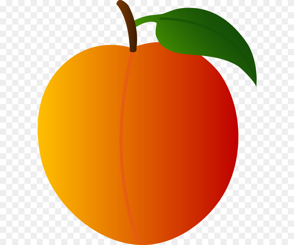 Georgia Peach Clip Art, Produce, Plant, Food, Fruit Free Transparent Png