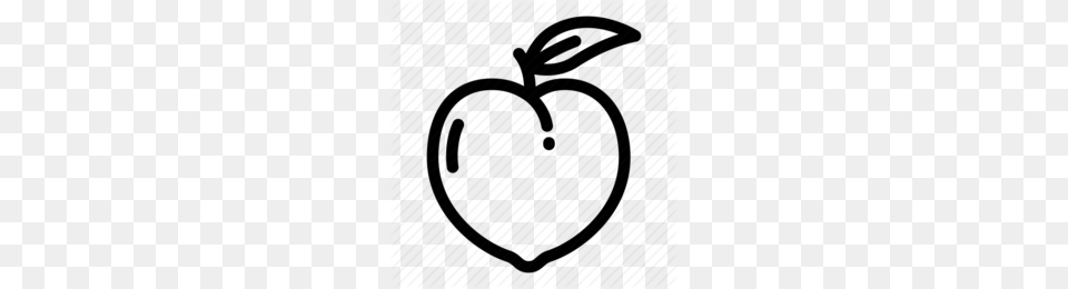Georgia Peach Logo Clipart, Apple, Food, Fruit, Plant Png