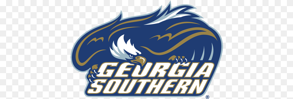 Georgia Southern Eagles Logo, Person, Animal, Bird, Eagle Png Image