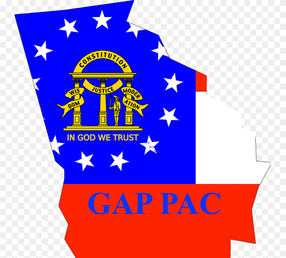 Georgia State Flag 2017, Logo, Symbol, Person Png Image