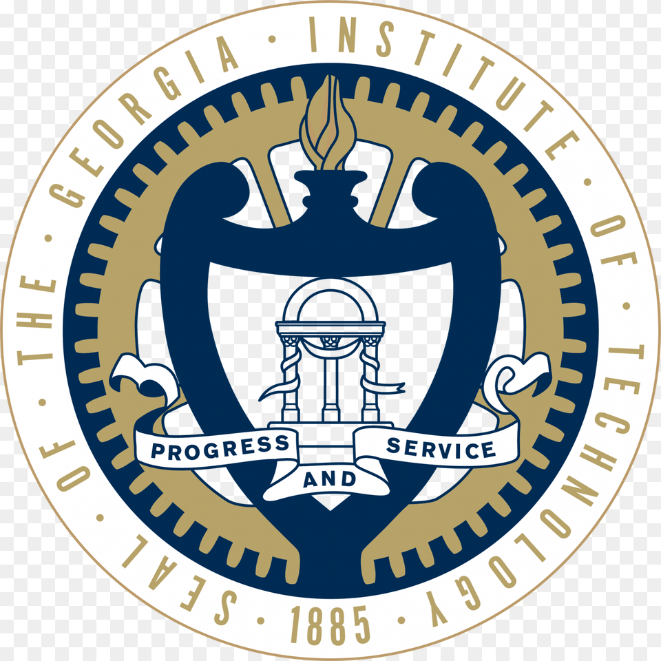 Georgia Tech Official Seal Georgia Tech School Seal, Emblem, Logo, Symbol, Badge Png