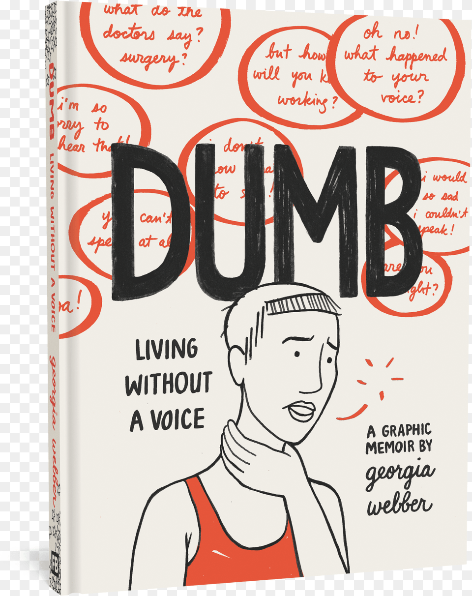 Georgia Webber Dumb Living Without A Voice, Publication, Book, Person, Man Png Image