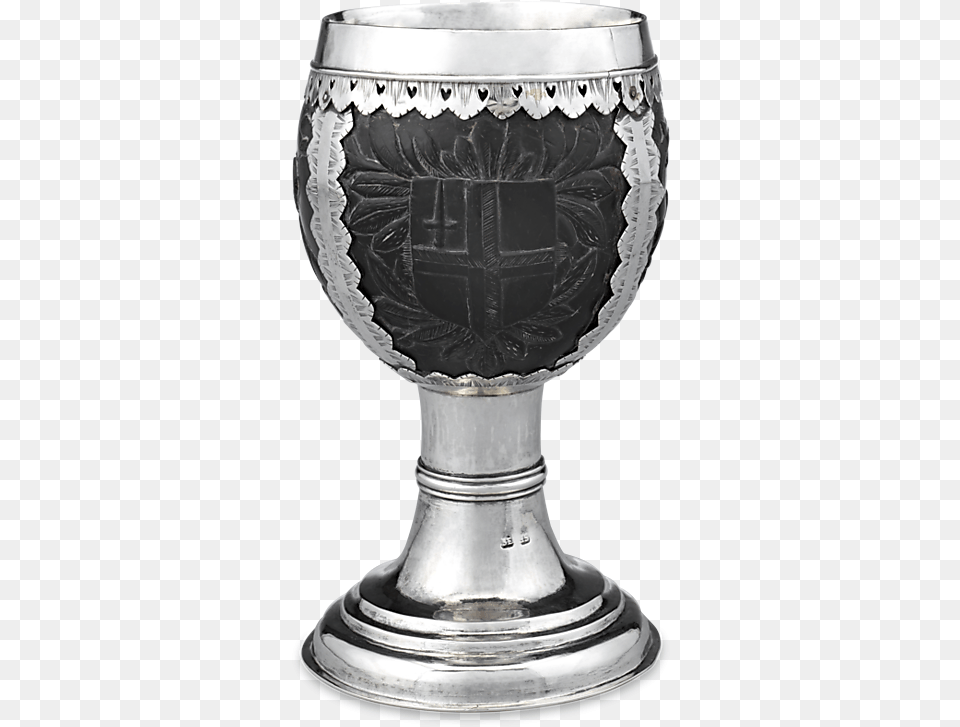 Georgian Silver Coconut Goblet Not Applicable Georgian Silver Coconut Goblet, Glass Free Png Download