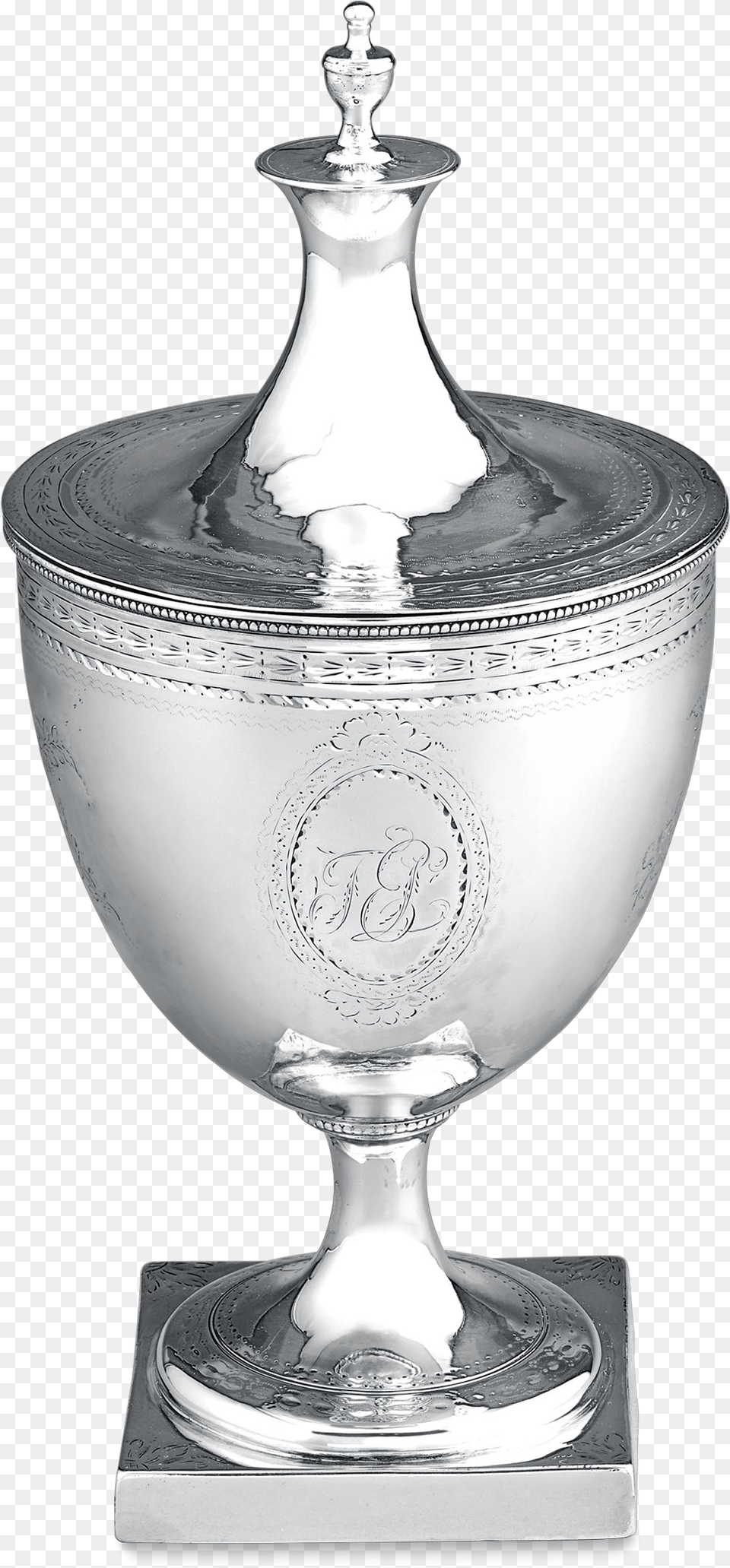 Georgian Silver Sugar Vase And Cover, Jar, Glass, Pottery Free Png Download