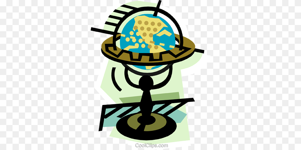 Geotechnical Style Globe Royalty Vector Clip Art, Astronomy, Outer Space, Planet, Dynamite Free Png Download