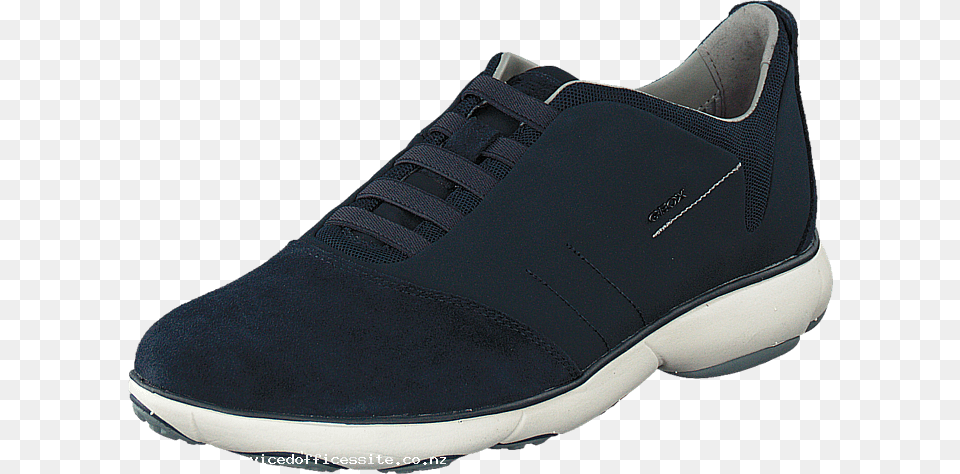 Geox Nebula Navy 00 Mens Leather Textile Rubber Shoe, Clothing, Footwear, Sneaker Free Transparent Png