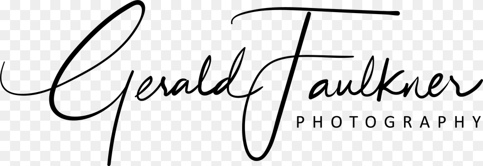 Gerald Faulkner Photography Calligraphy, Gray Png Image