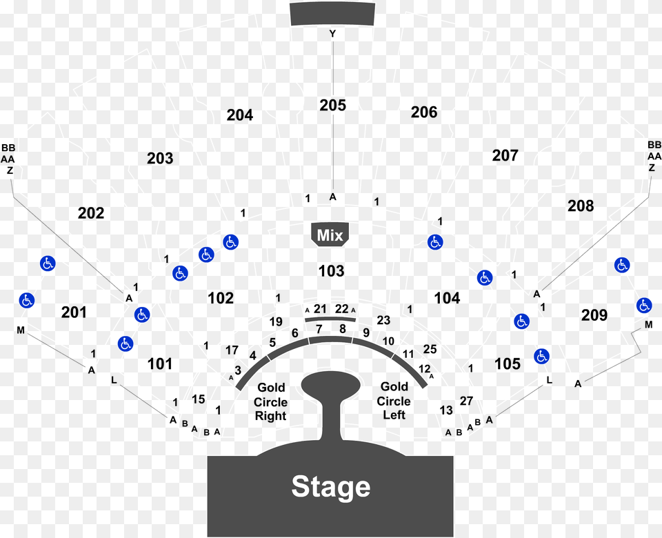 Gerald Ford Amphitheater Seating Chart, Engine, Machine, Motor, Chandelier Free Png Download