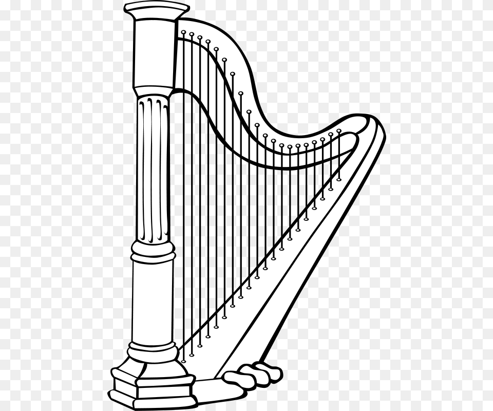 Gerald G Harp, Musical Instrument Png