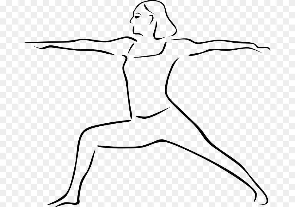 Gerald G Yoga Poses Stylized, Gray Png Image