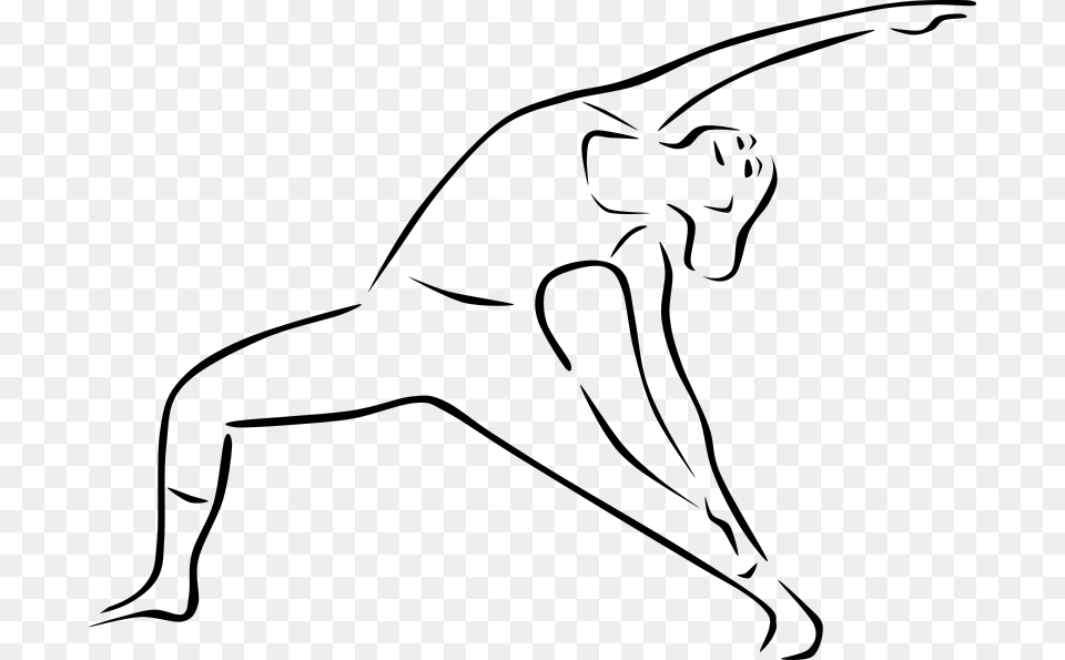 Gerald G Yoga Poses Stylized, Gray Png