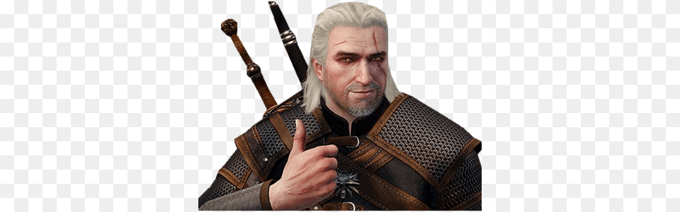 Geralt De Riv Witcher Polish Tv Series, Adult, Male, Man, Person Free Png Download