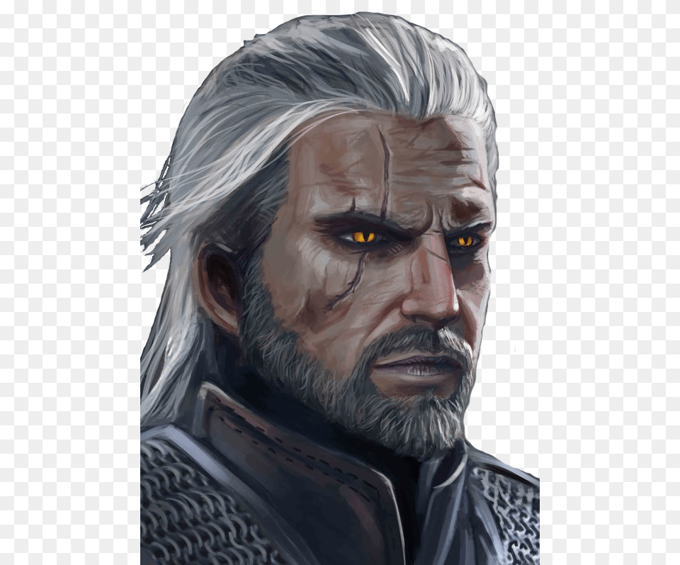 Geralt Of Rivia Geralt Of Rivia The Witcher 3 Character Witcher, Adult, Photography, Person, Man Free Png