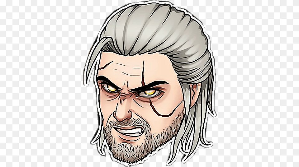 Geralt Of Rivia Witcher Pics For Whatsapp, Art, Drawing, Publication, Book Free Png