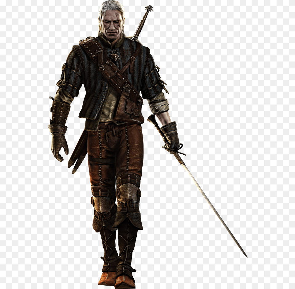 Geralt Xbox Geralt Of Rivia, Sword, Weapon, Adult, Male Png