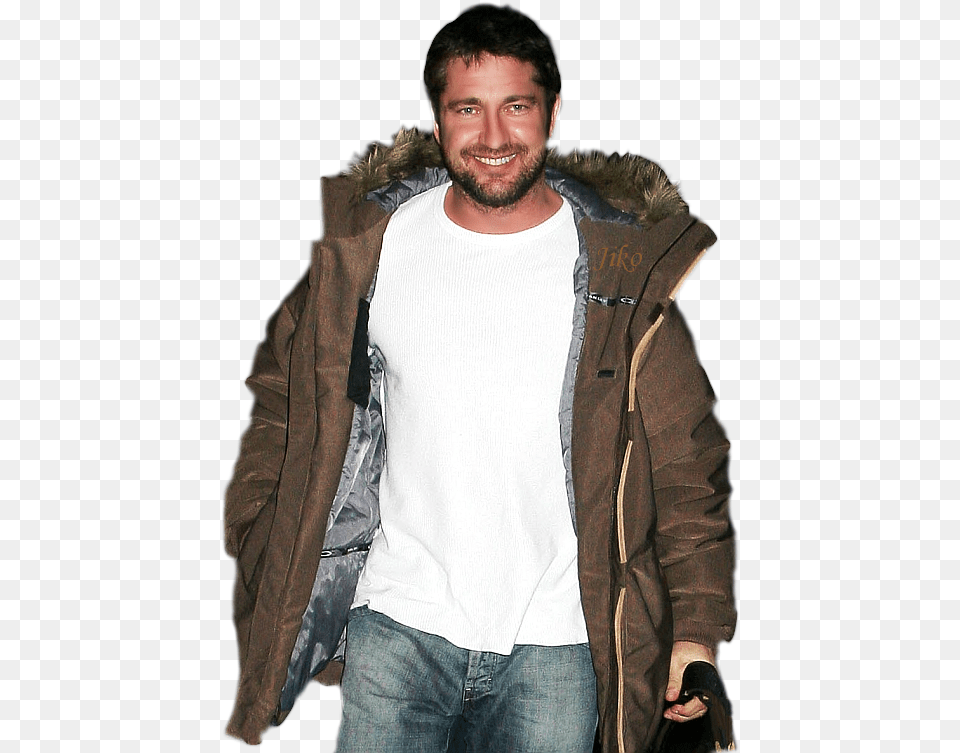 Gerard Butler, Clothing, Coat, Jacket, Adult Png