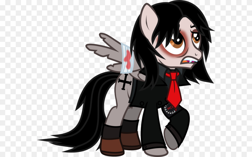 Gerard Way As A Pony, Accessories, Tie, Publication, Book Free Png