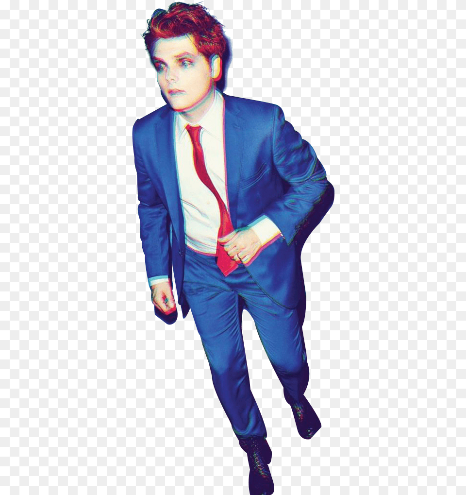 Gerard Way Hesitant Alien, Accessories, Suit, Person, Tie Png
