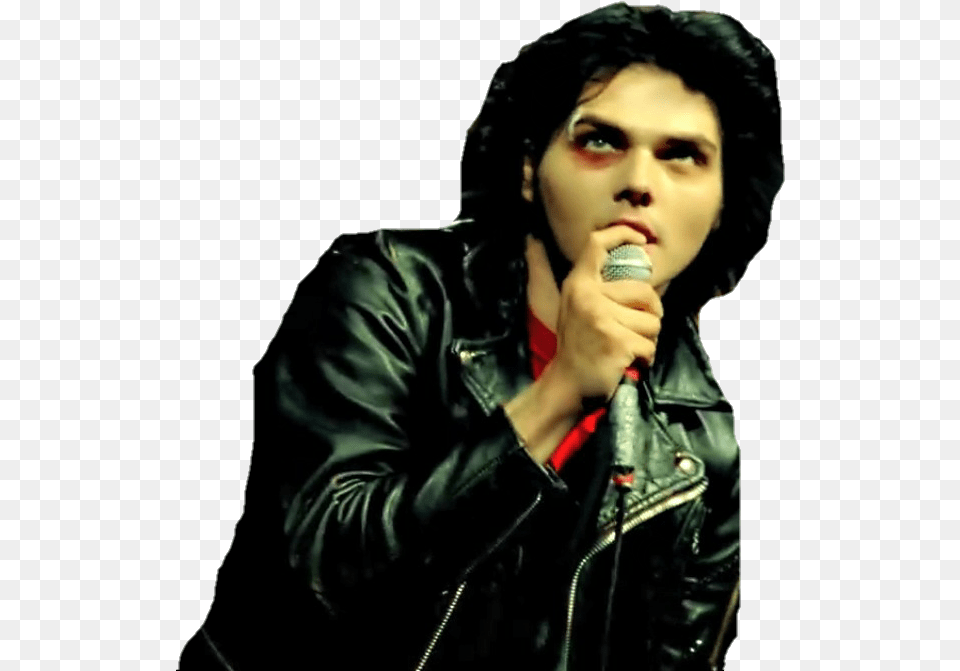Gerardway Gerard Desolation Sticker By Open Mic, Adult, Solo Performance, Person, Performer Free Png