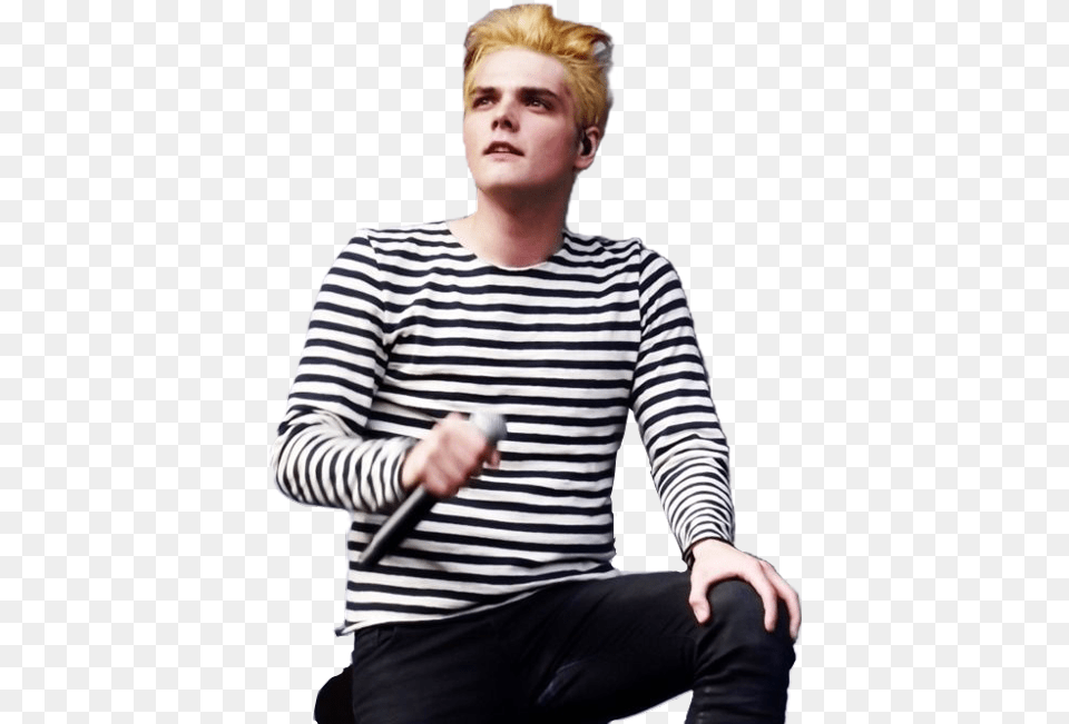 Gerardway Gerard Way Freetoedit Remixit Gerard Way Blonde Hair, Sleeve, Portrait, Photography, Person Free Png