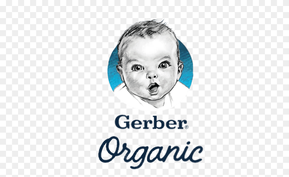 Gerber Organic Logo, Advertisement, Poster, Portrait, Photography Png