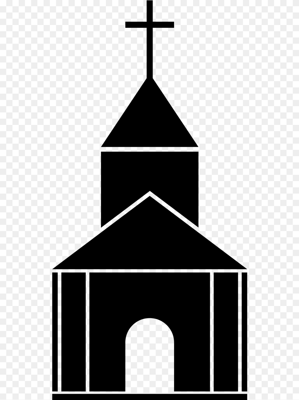Gereja, Gray Free Transparent Png