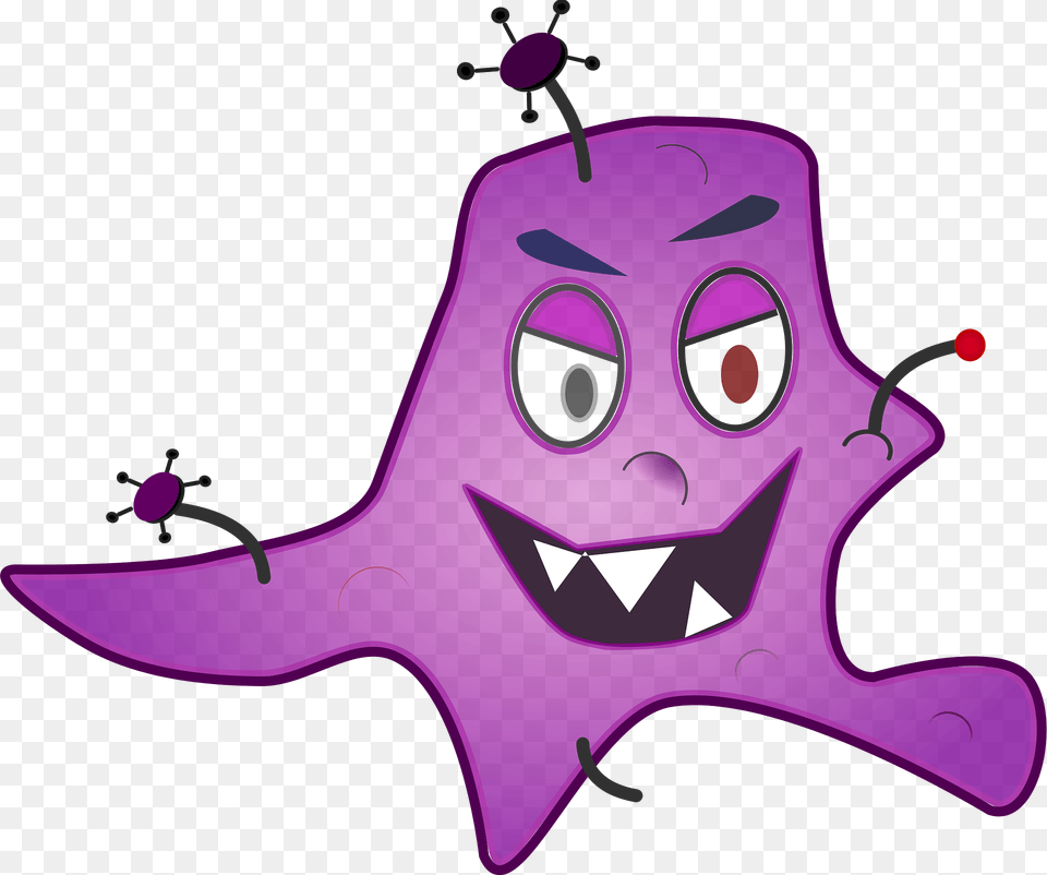 Germ Clipart, Purple, Animal, Fish, Sea Life Free Png Download