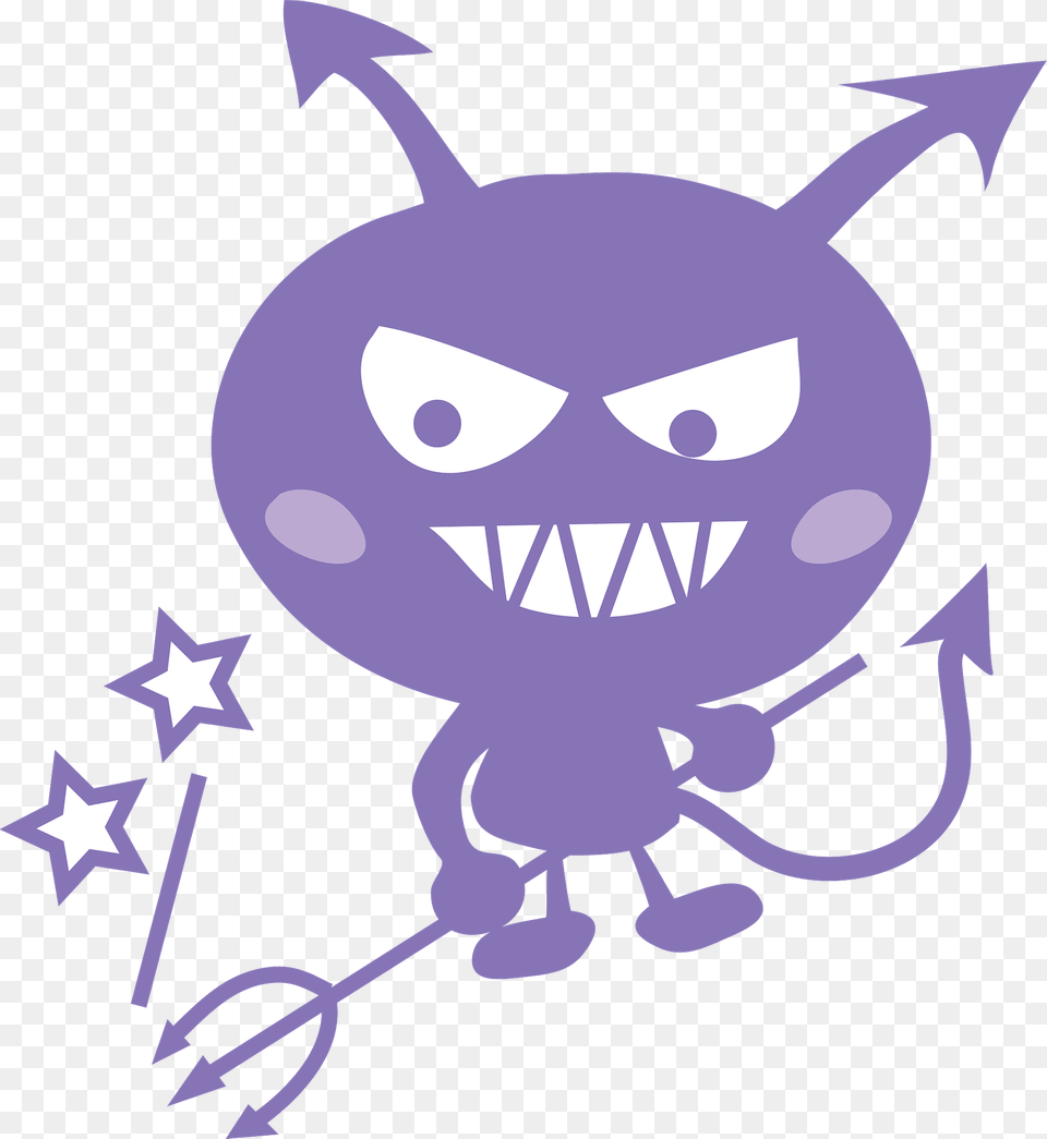 Germ Devil Clipart, Purple, Animal, Bear, Mammal Free Transparent Png