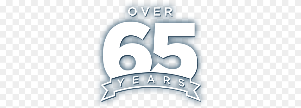 Germain Over 65 Years, Number, Symbol, Text, Logo Free Png