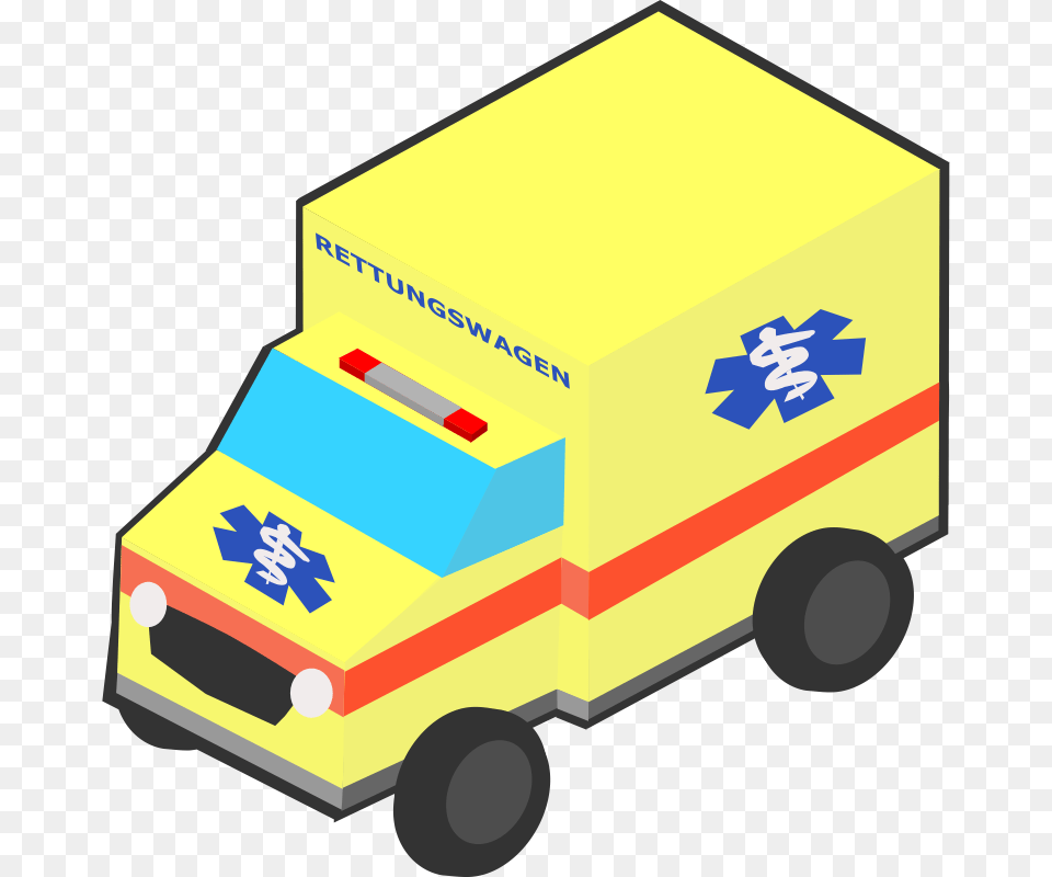 German Ambulance Emergency Yellow, Transportation, Van, Vehicle, Car Free Transparent Png