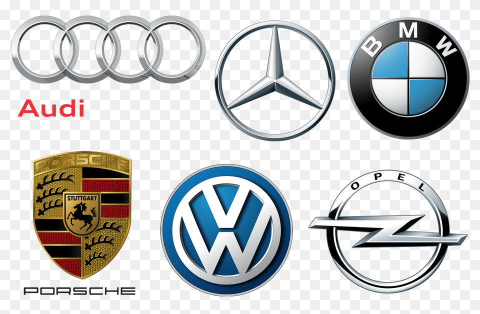 German Car Brands Companies And Manufacturers Car Brand, Emblem, Logo, Symbol, Badge Free Transparent Png