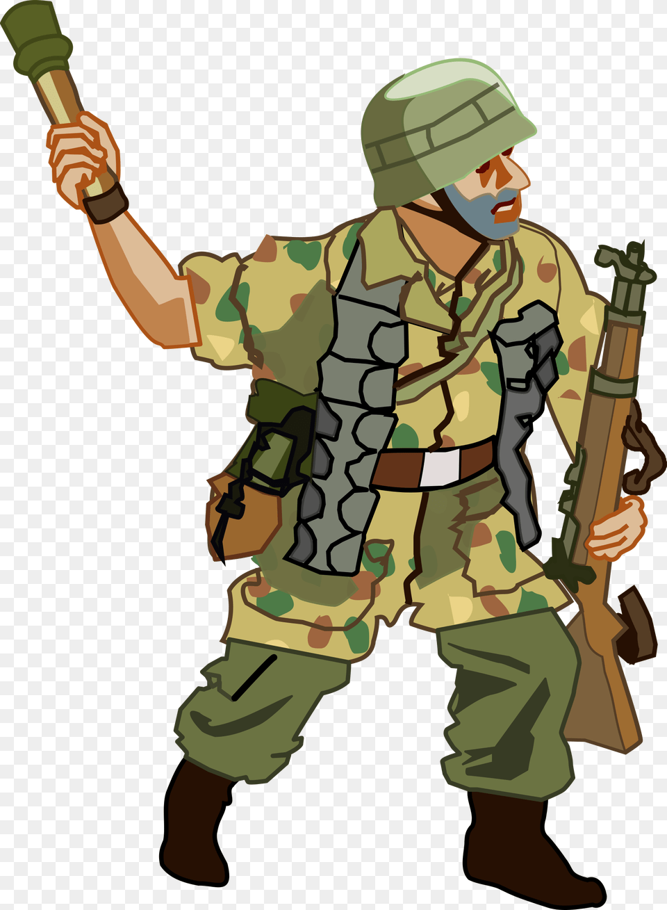 German Fallschirmjager Of Ww2 Ww2 Soldiers Clip Art, Boy, Person, Male, Child Free Png Download