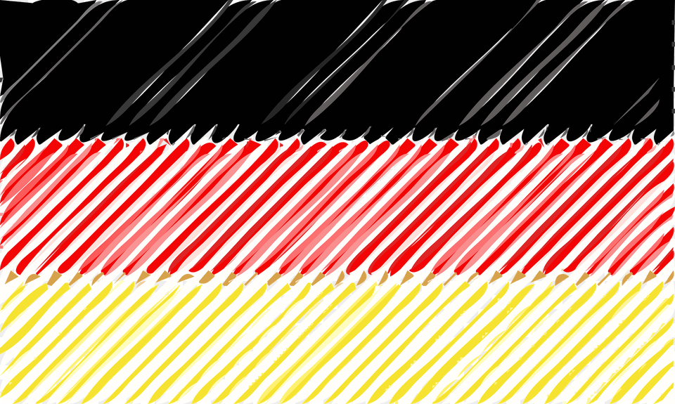 German Flag Linear Clipart, Art, Graphics, Plastic Wrap, Paper Png