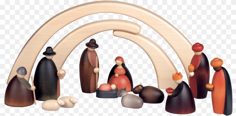 German Handcrafted Nativity Set Koehler Nativity, Adult, Female, Person, Woman Free Png