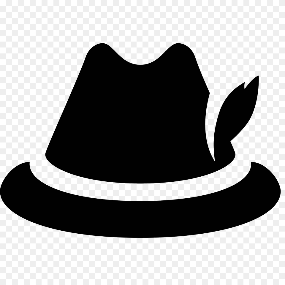 German Hat Icon, Gray Free Png Download