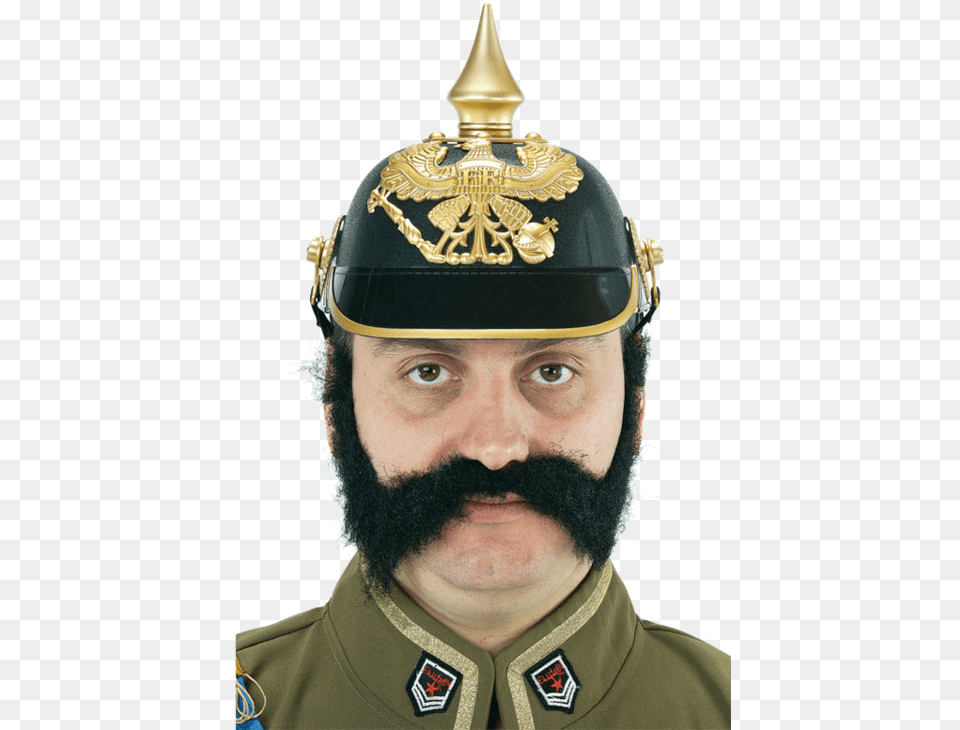 German Kaiser Helmet, Adult, Male, Man, Person Png