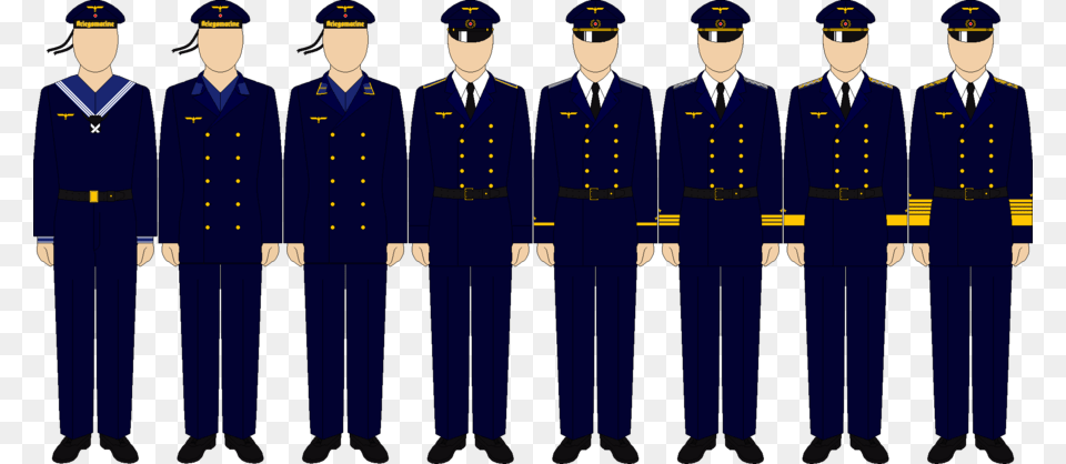 German Navy Uniforms Ww2 Winter Dress Uniforms By German Navy Uniform, Person, People, Male, Adult Free Png