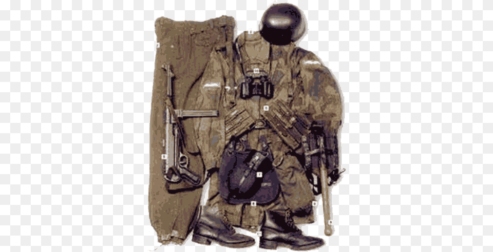 German Paratroopers Were Equipped Much The Same As German Paratroopers Crete, Adult, Person, Man, Male Png Image