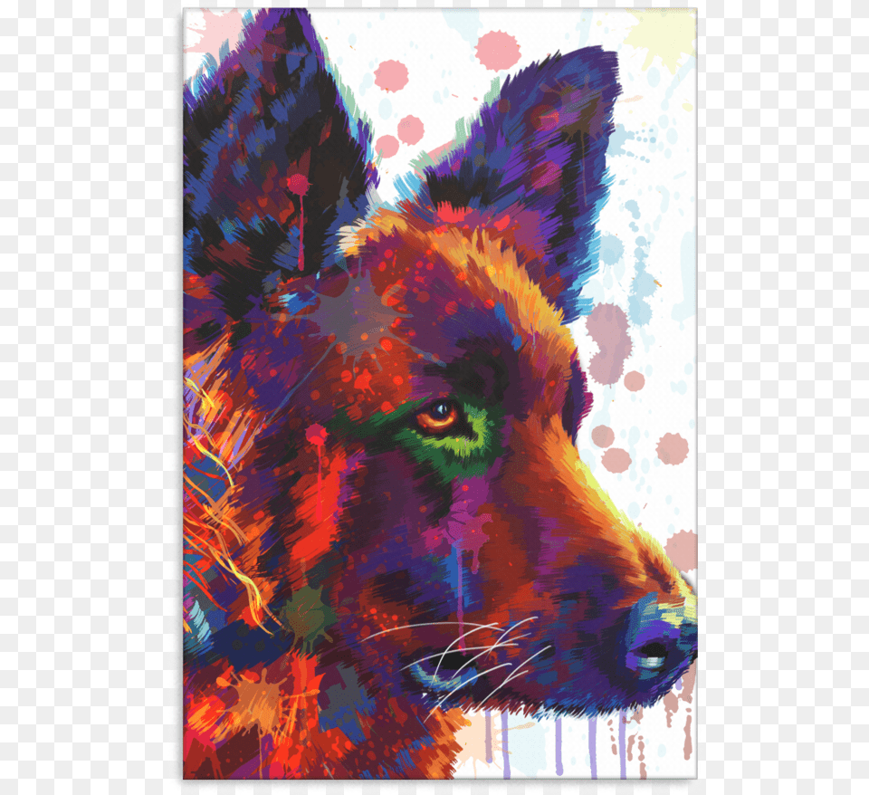 German Shepher Canvas A94 Red Fox, Art, Animal, Canine, Dog Free Transparent Png