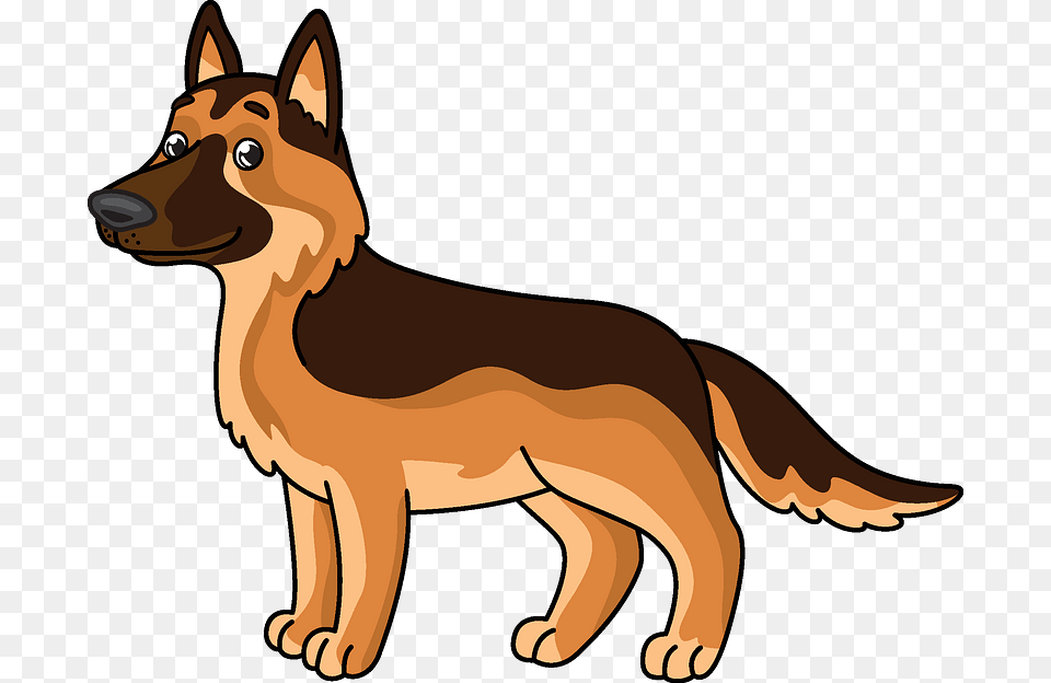 German Shepherd Clipart, Animal, Canine, Dog, German Shepherd Free Png