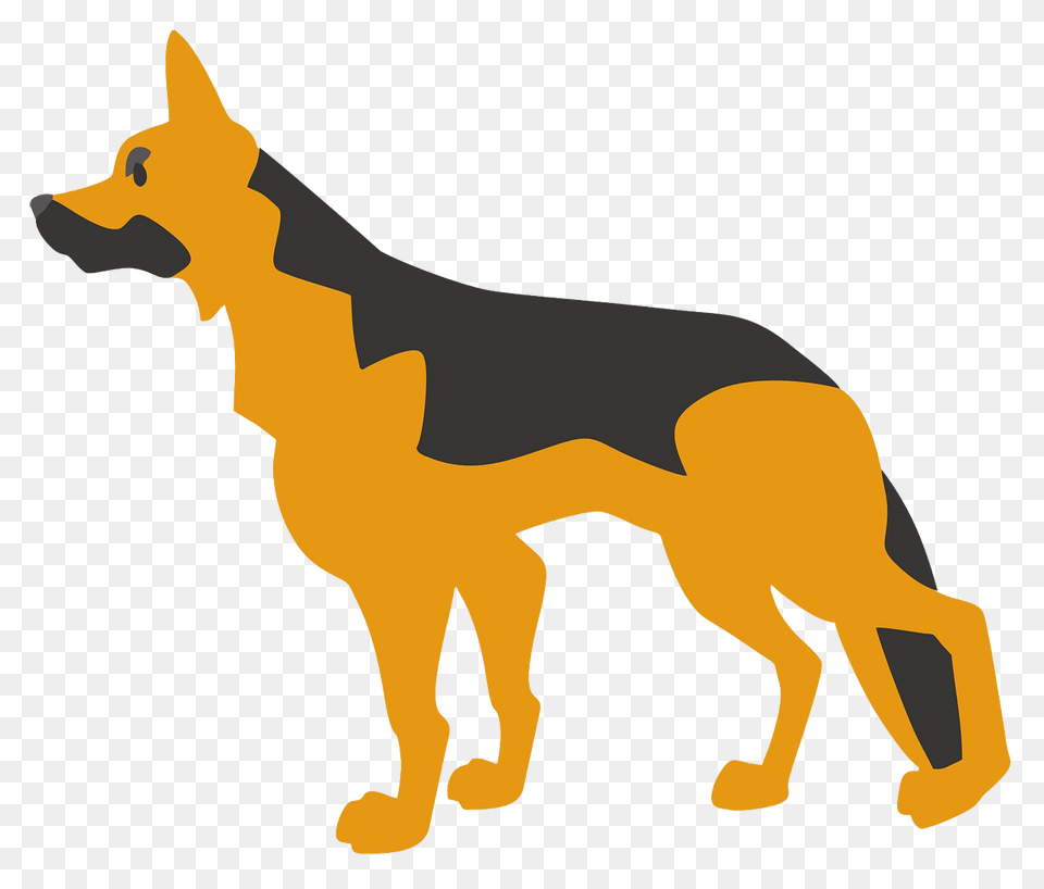 German Shepherd Clipart, Animal, Canine, Dog, German Shepherd Free Transparent Png