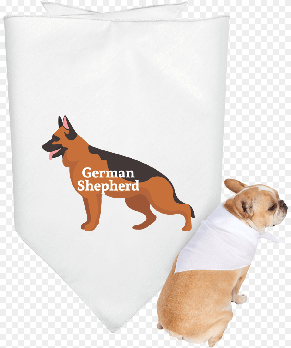 German Shepherd Illustration With Name Within 3905 Red Bank High School, Animal, Canine, Dog, Mammal Png Image