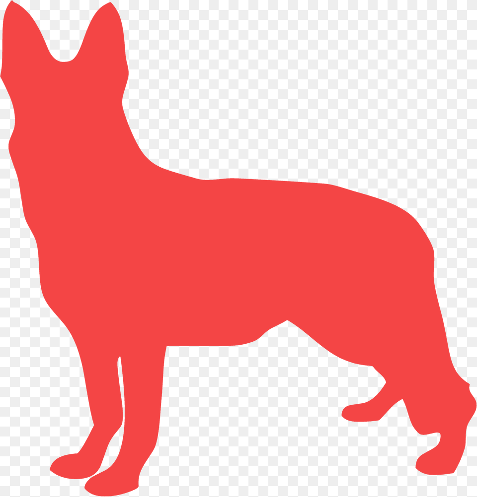 German Shepherd Silhouette, Animal, Canine, Dog, Mammal Png