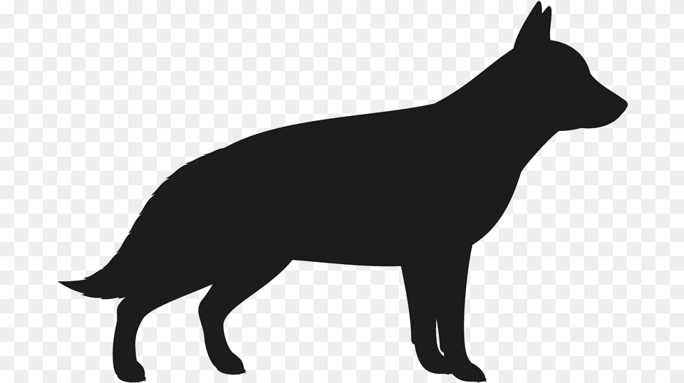 German Shepherd Stamp German Shepherd, Silhouette, Animal, Cat, Mammal Free Transparent Png