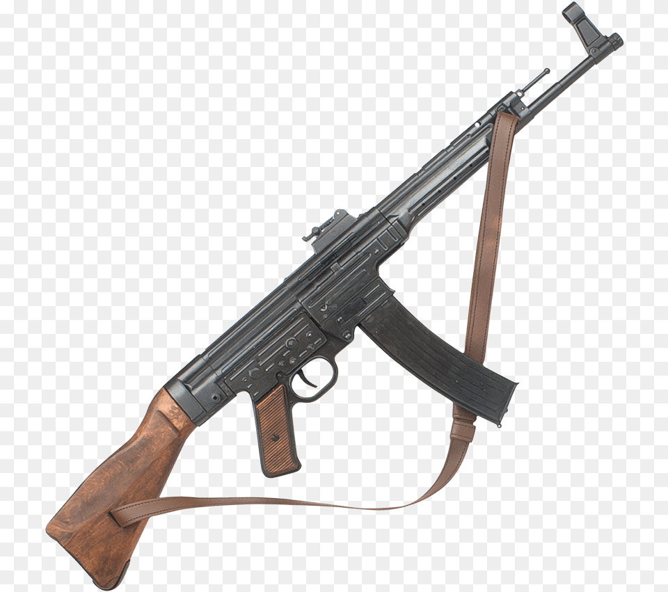 German Stg 44 Assault Rifle With Shoulder Sling Stg, Firearm, Gun, Weapon, Machine Gun Png Image