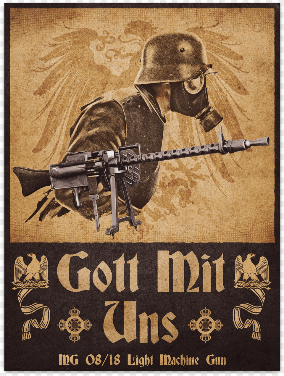 German T Shirt, Weapon, Advertisement, Firearm, Poster Png Image