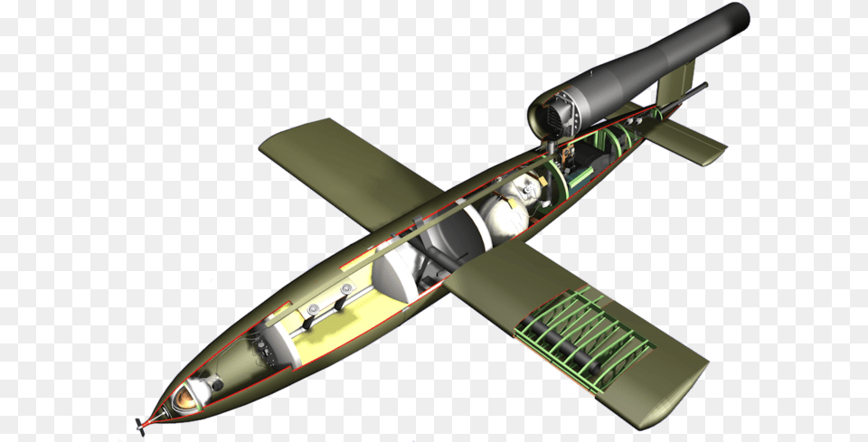 German V1 Flying Bomb, Cad Diagram, Diagram, Aircraft, Airplane Free Png Download