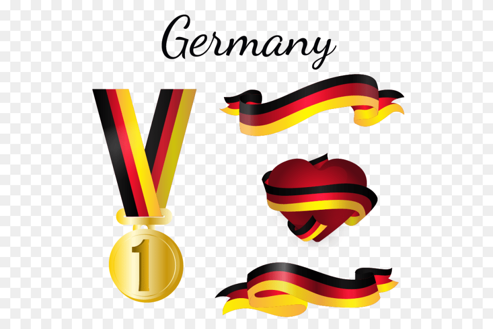 Germany Flag Germany Flag Country And Vector For Download, Gold, Gold Medal, Trophy, Dynamite Free Png