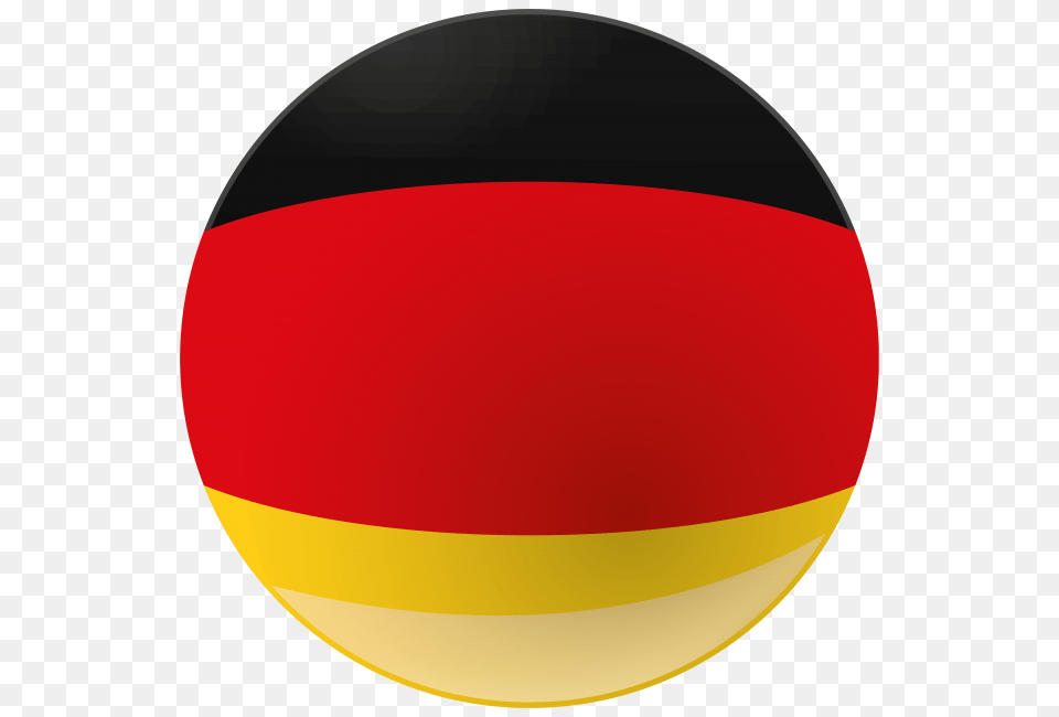 Germany Flag Transparent Icon, Sphere Free Png